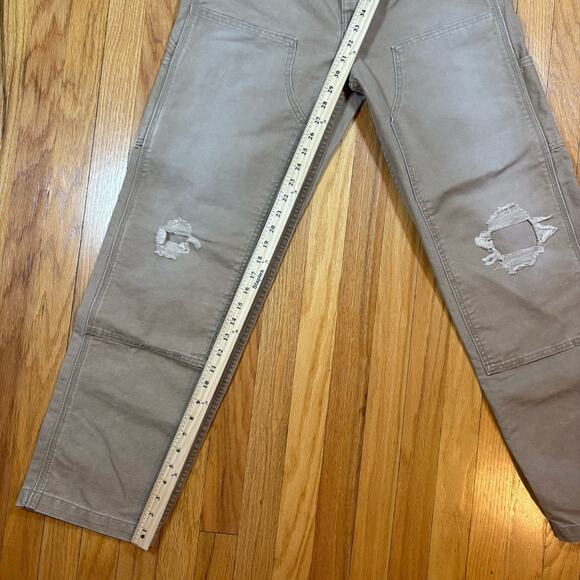 Levi's Men’s 30x32 Workwear Tan Carpenter Pants 568 Loose Straight Double Knee - Picture 9 of 16
